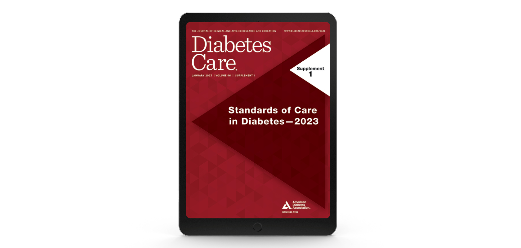Diabetes Care magazine cover Standards of Care in Diabetes