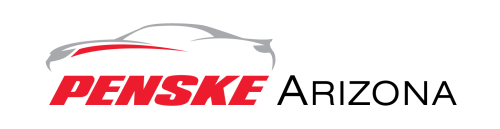 Red Penske next to Arizona in black corporate logo